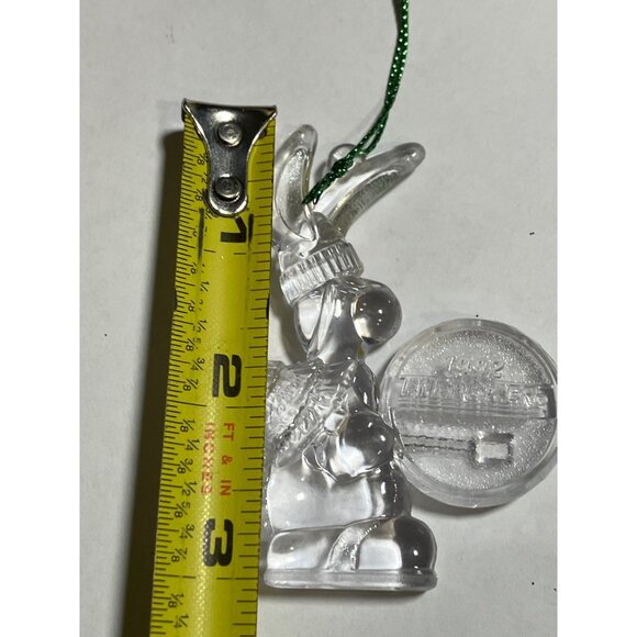 Energizer 1992 Clear Santa Rabbit Ornament Vintage Collectible - Picture 3 of 7